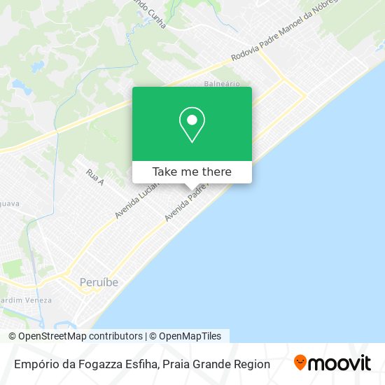 Empório da Fogazza Esfiha map