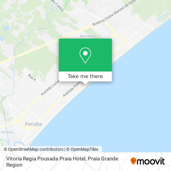 Vitoria Regia Pousada Praia Hotel map