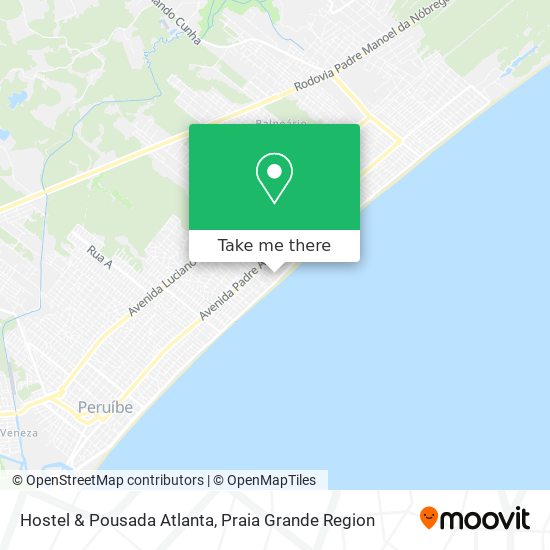 Hostel & Pousada Atlanta map