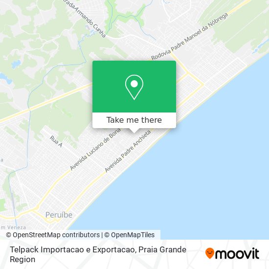 Telpack Importacao e Exportacao map