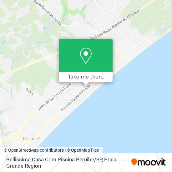 Bellissima Casa Com Piscina Peruibe / SP map