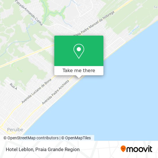 Hotel Leblon map