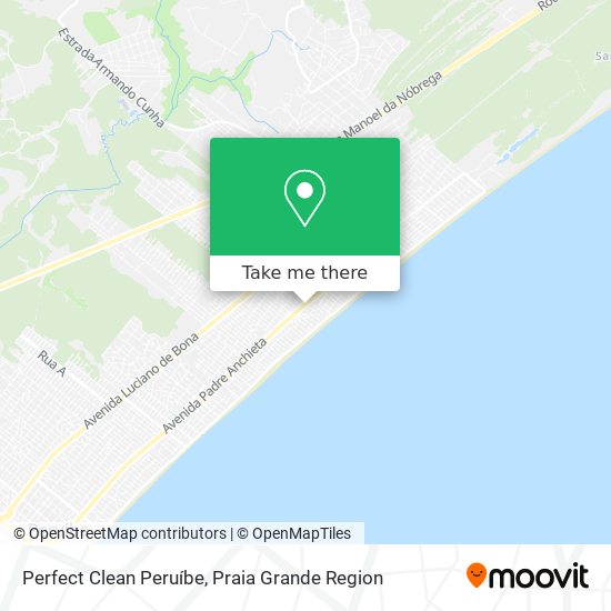 Perfect Clean Peruíbe map
