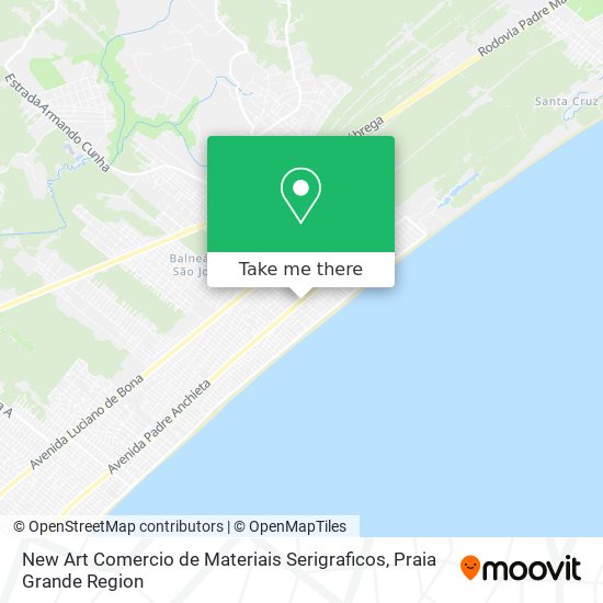 New Art Comercio de Materiais Serigraficos map