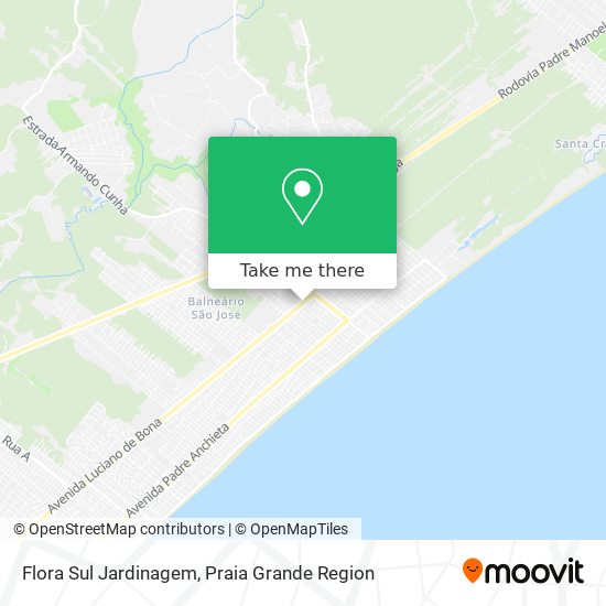 Flora Sul Jardinagem map
