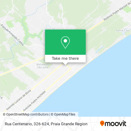 Rua Centenario, 326-624 map