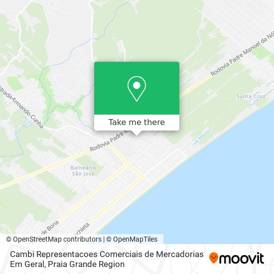 Cambi Representacoes Comerciais de Mercadorias Em Geral map