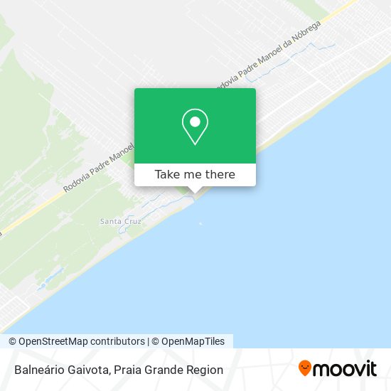Balneário Gaivota map