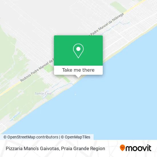 Pizzaria Mano's Gaivotas map