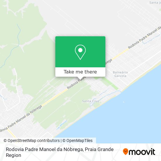 Rodovia Padre Manoel da Nóbrega map