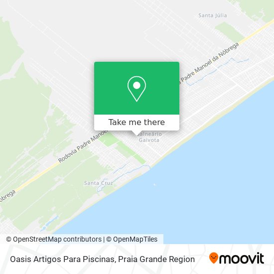 Oasis Artigos Para Piscinas map