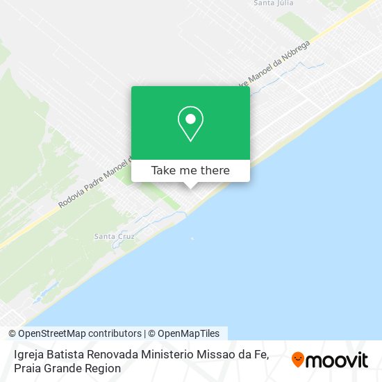 Igreja Batista Renovada Ministerio Missao da Fe map
