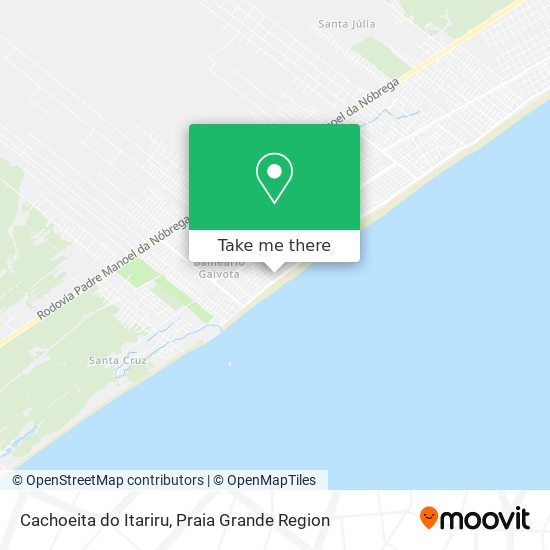 Cachoeita do Itariru map