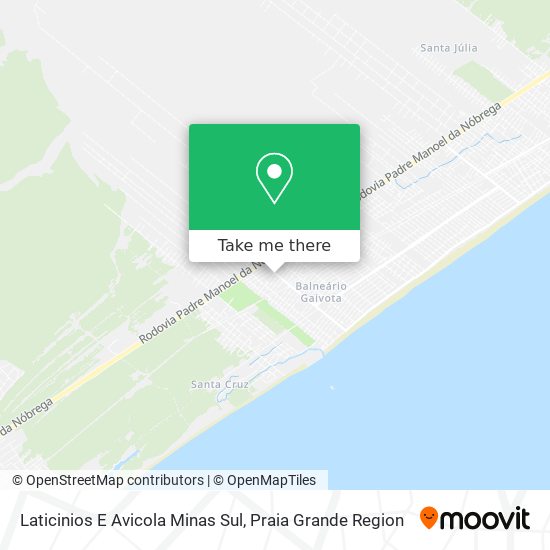 Laticinios E Avicola Minas Sul map
