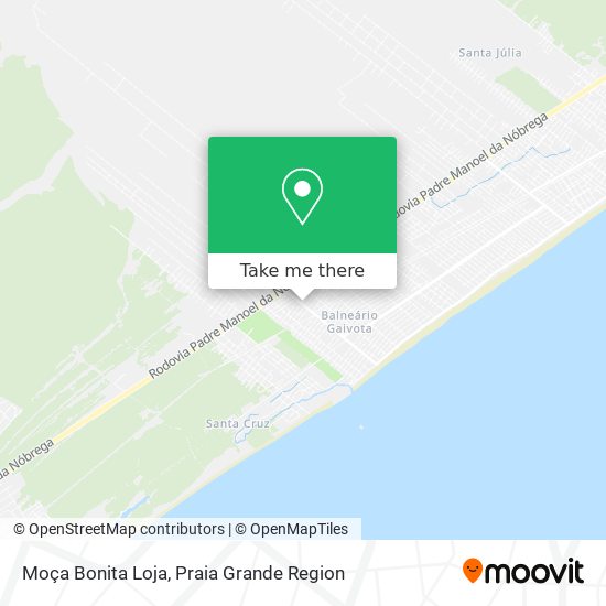 Moça Bonita Loja map