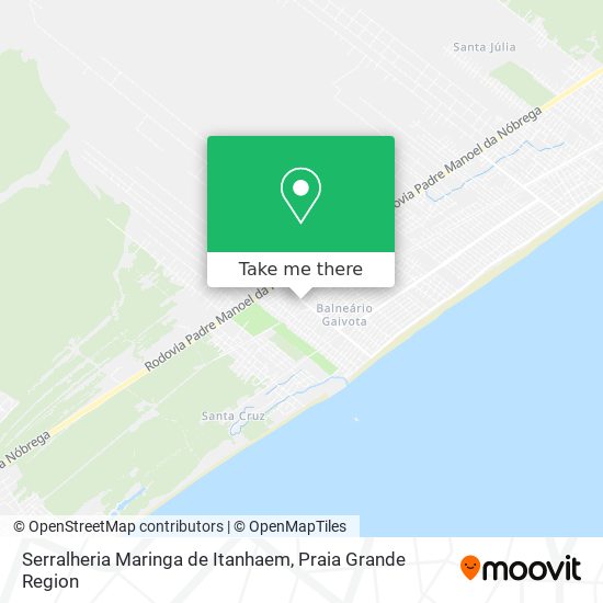 Serralheria Maringa de Itanhaem map