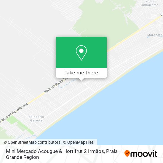 Mini Mercado Acougue & Hortifrut 2 Irmãos map
