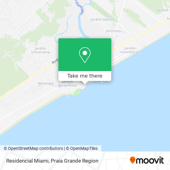 Residencial Miami map
