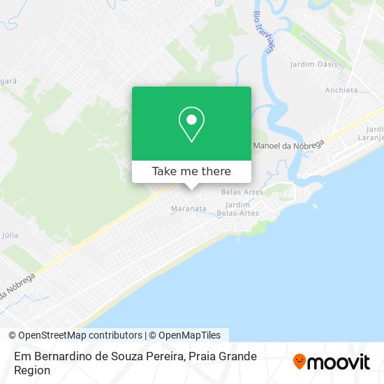 Em Bernardino de Souza Pereira map