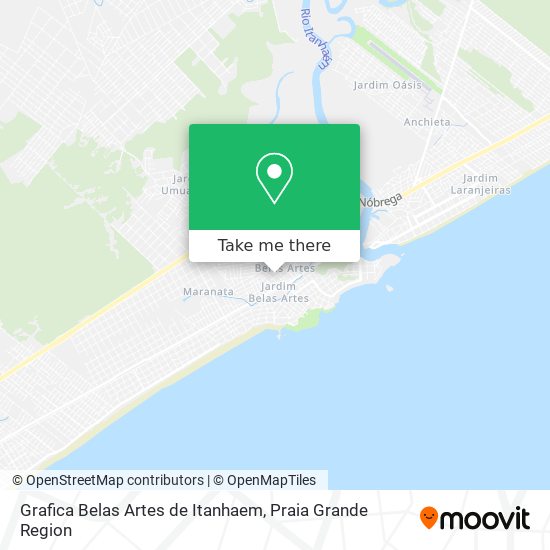 Grafica Belas Artes de Itanhaem map