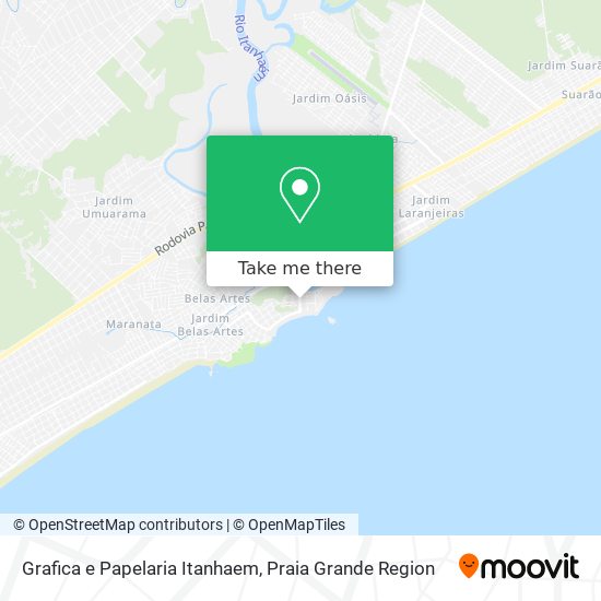Grafica e Papelaria Itanhaem map