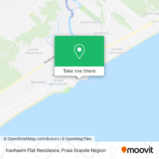 Itanhaem Flat Residence map