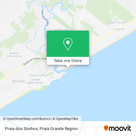 Praia dos Sonhos map