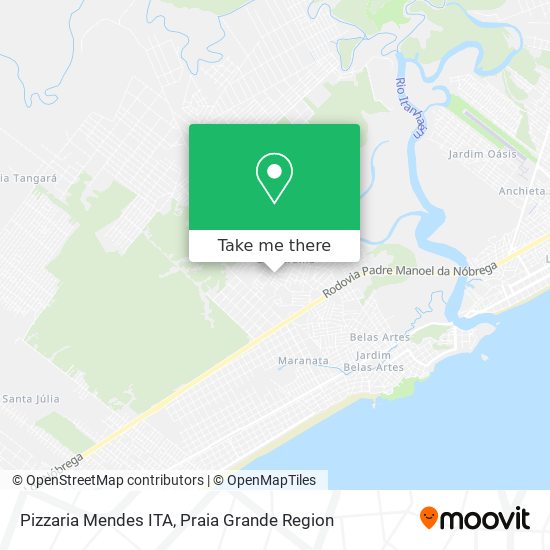 Pizzaria Mendes ITA map