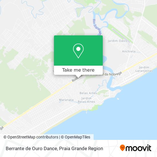 Berrante de Ouro Dance map