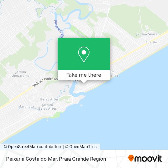 Peixaria Costa do Mar map