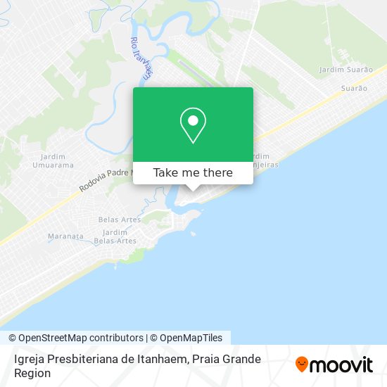 Igreja Presbiteriana de Itanhaem map