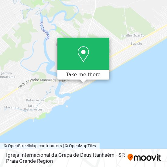Igreja Internacional da Graça de Deus Itanhaém - SP map