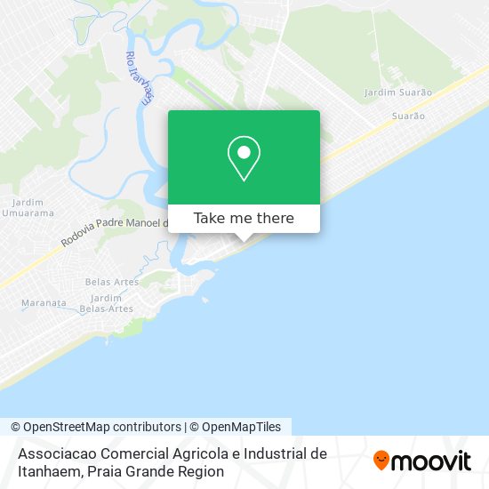 Associacao Comercial Agricola e Industrial de Itanhaem map