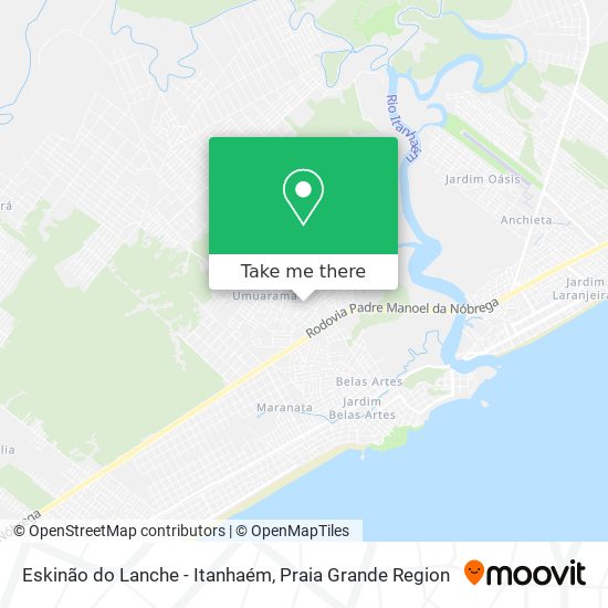 Eskinão do Lanche - Itanhaém map