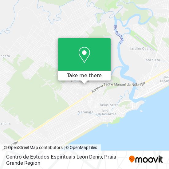 Centro de Estudos Espirituais Leon Denis map