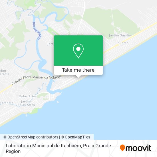 Laboratório Municipal de Itanhaém map
