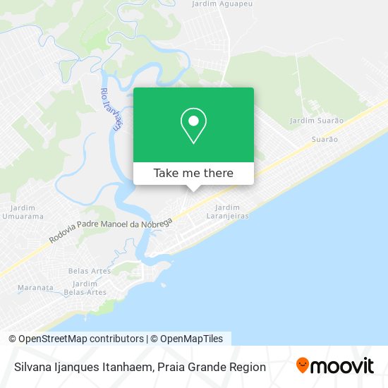 Silvana Ijanques Itanhaem map