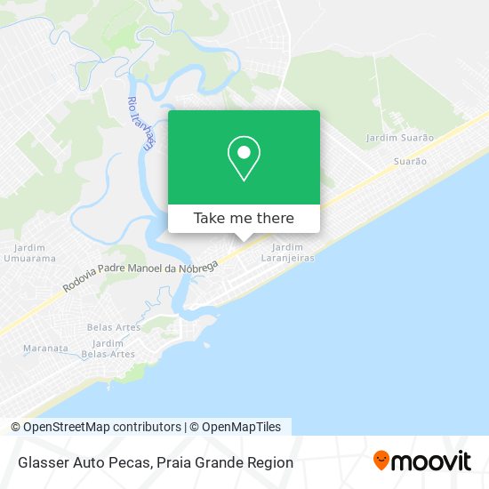 Glasser Auto Pecas map