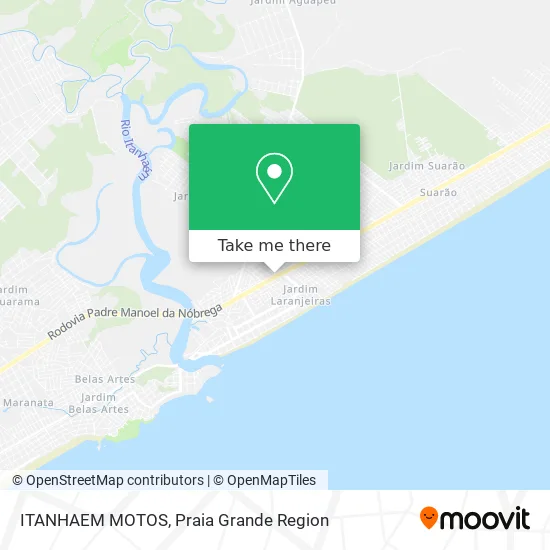 ITANHAEM MOTOS map