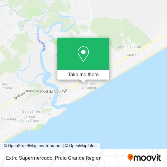 Extra Supermercado map