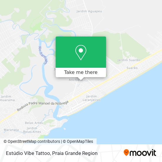 Estúdio Vibe Tattoo map