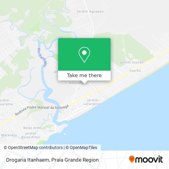 Drogaria Itanhaem map