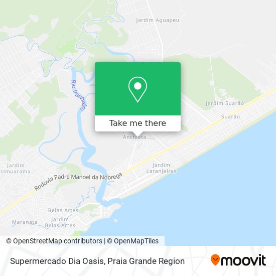 Supermercado Dia Oasis map