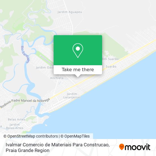 Ivalmar Comercio de Materiais Para Construcao map