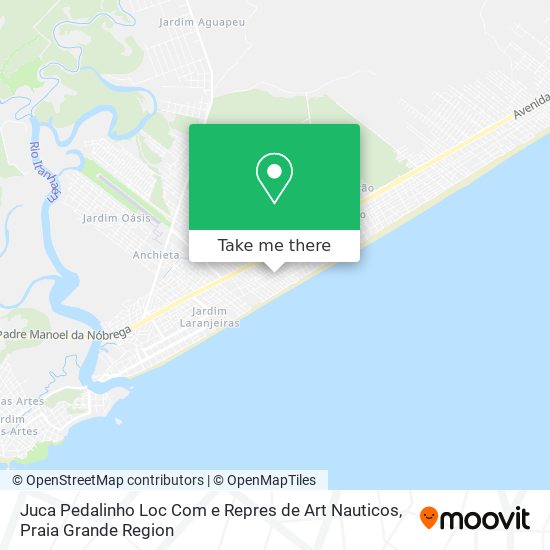 Juca Pedalinho Loc Com e Repres de Art Nauticos map