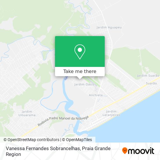 Vanessa Fernandes Sobrancelhas map