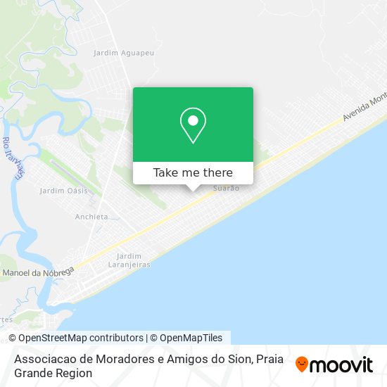 Associacao de Moradores e Amigos do Sion map
