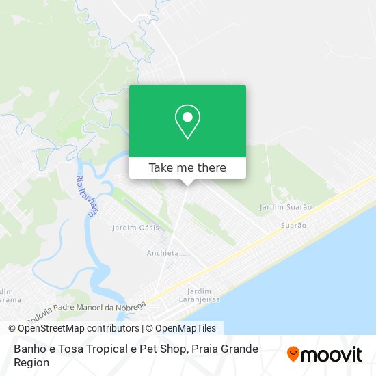 Banho e Tosa Tropical e Pet Shop map
