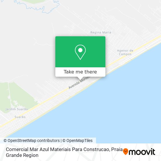 Comercial Mar Azul Materiais Para Construcao map