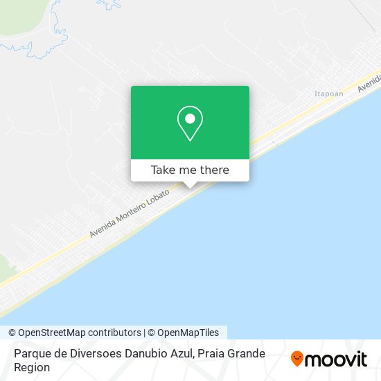 Parque de Diversoes Danubio Azul map